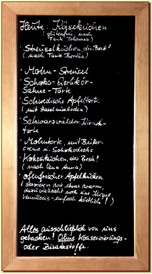 Cafe Orchidee - Kuchen- Tortenangebote